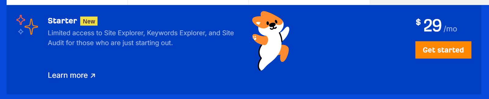 Ahrefs Starter Plan Ahrefs Starter Plan
